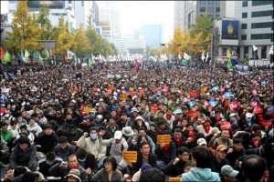 Korea-US FTA Protest