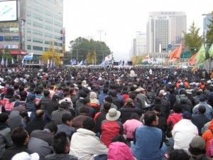 Korea-US FTA Protest