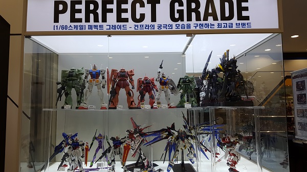 Gundams throughout the years.